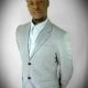 Rising Musician Kylrin Byron official image in white gray coat
