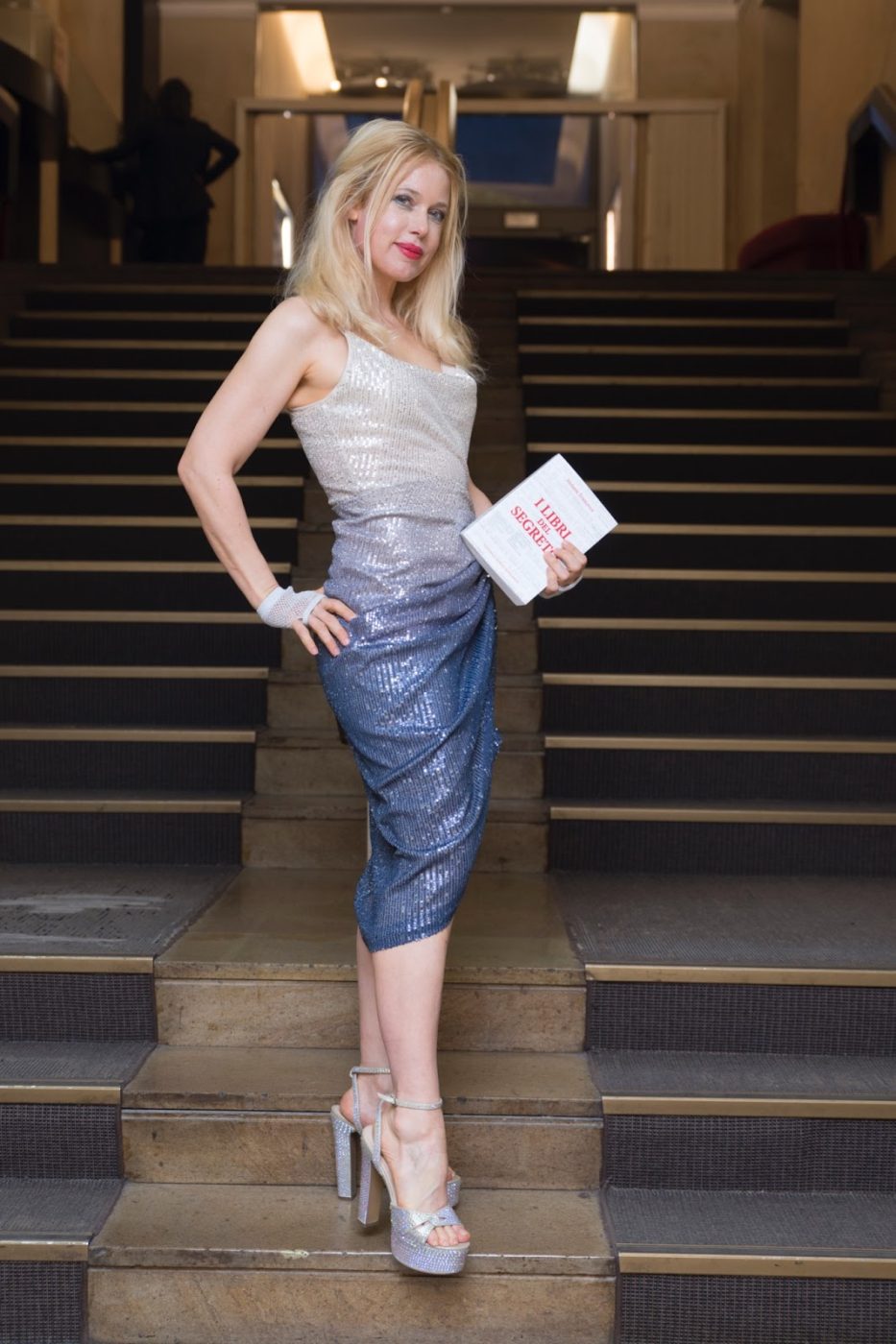 MELANIE FRANCESCA WITH MONDADORI BOOK